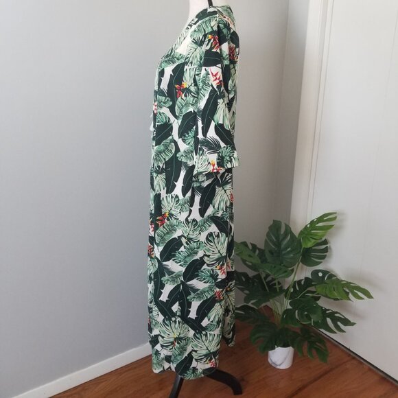 Rachel Zoe tropical swimsuit coverup O/S - Picture 3 of 7